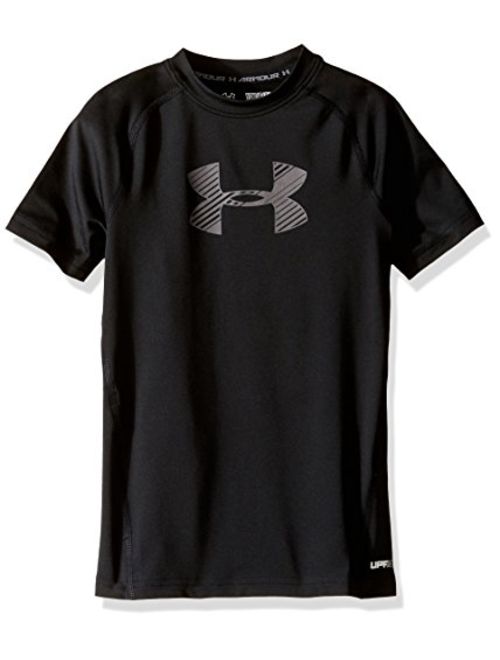 Under Armour Boys HeatGear Short Sleeve Fitted Shirt