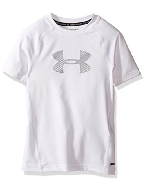 Under Armour Boys HeatGear Short Sleeve Fitted Shirt