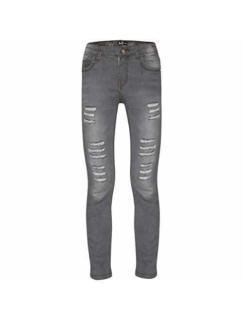 Buy Kids Girls Skinny Jeans Denim Ripped Fashion Stretchy Pants Jeggings 3 14 Years online Topofstyle