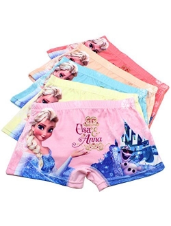 2-8 Year Girls Character Boyshorts Underwear Dress Shorts Multipack