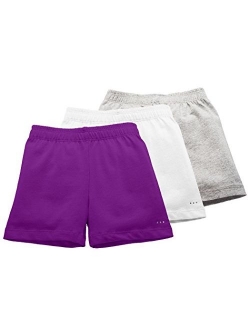 Sparkle Farms Girls Under Dress Shorts for Dance, Bike, School Uniforms, Active Playground Cartwheels, 3-Pack