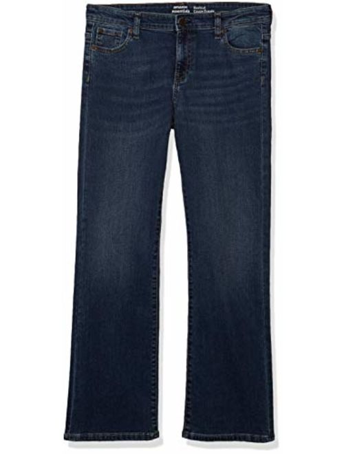 Amazon Essentials Girl's Little Boot-Cut Stretch Jeans