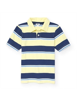 Boys' Three Color Striped Polo