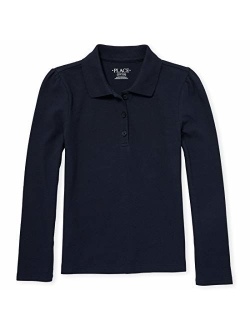 Girls' Uniform Long Sleeve Polo