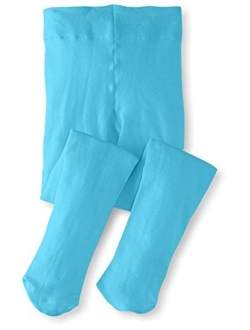 Monvecle Girls' Opaque Microfiber Dance Stockings Soft School Uniform Footed Tights (Toddler/Little Kid/Big Kid)