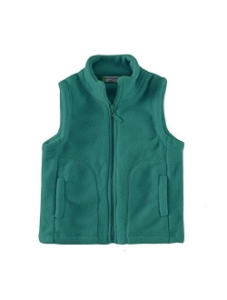 Mud Kingdom Boys Vest Fleece Solid Color