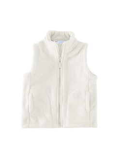 Mud Kingdom Boys Vest Fleece Solid Color