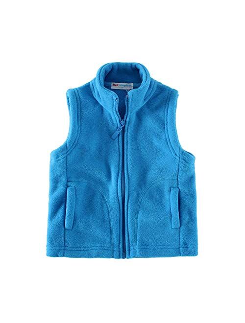 Mud Kingdom Boys Vest Fleece Solid Color