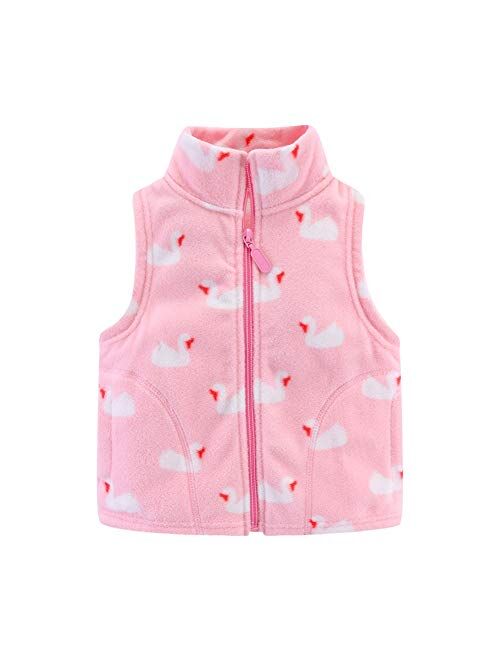 Mud Kingdom Boys Vest Fleece Solid Color