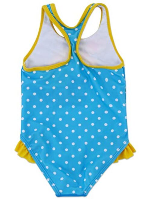 Dreamwave Toddler Girl Authentic Character One Piece Swimsuit UPF 50