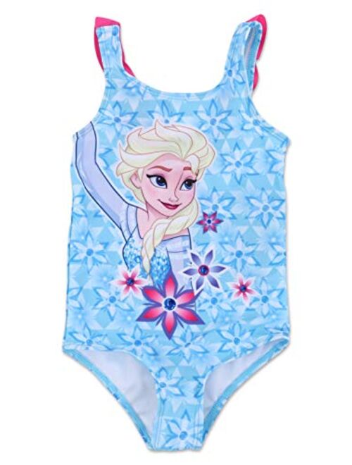 Dreamwave Toddler Girl Authentic Character One Piece Swimsuit UPF 50