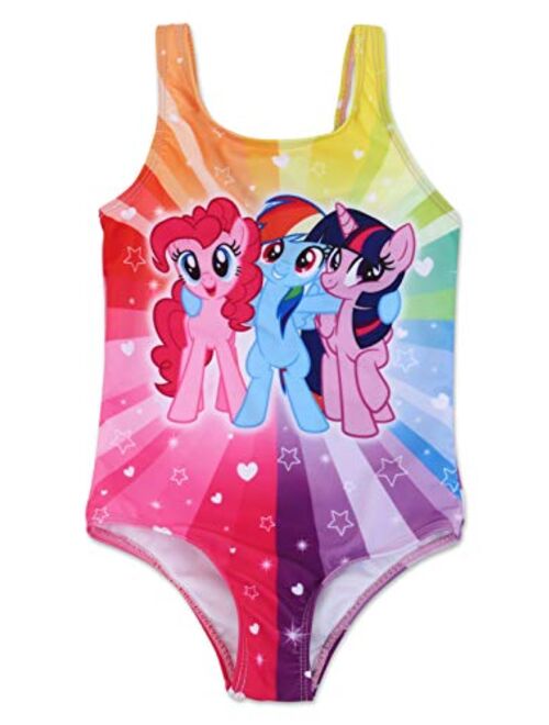 Dreamwave Toddler Girl Authentic Character One Piece Swimsuit UPF 50