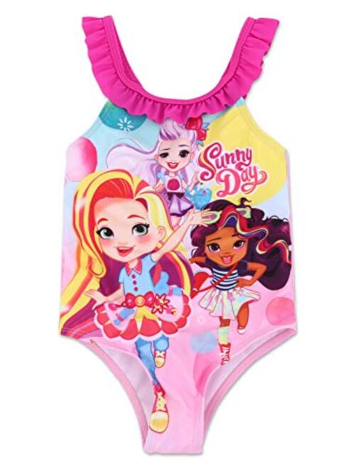 Dreamwave Toddler Girl Authentic Character One Piece Swimsuit UPF 50