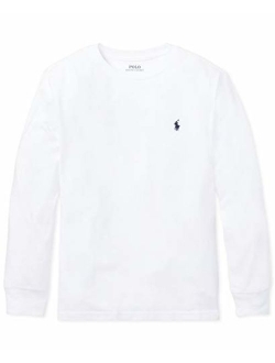 Ralph Lauren Little Boys Polo Long Sleeve Cotton Tee