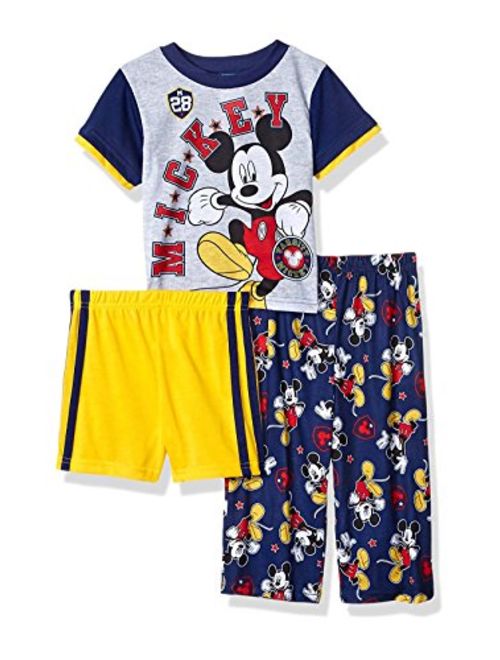 Disney Boys' Mickey Mouse 3-Piece Pajama Set