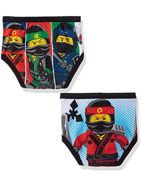 Buy LEGO Boys' 5-Pack Ninjago Brief Underwear online