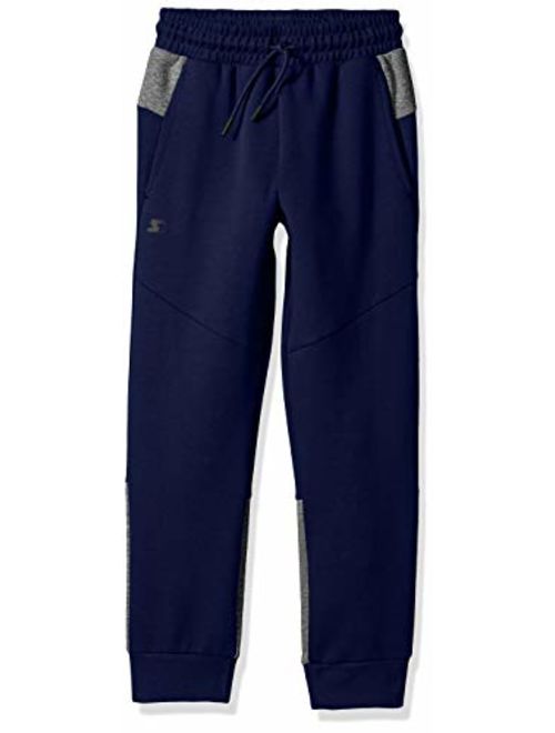 Starter Boys' Double Knit Colorblocked Jogger Sweatpants, Amazon Exclusive