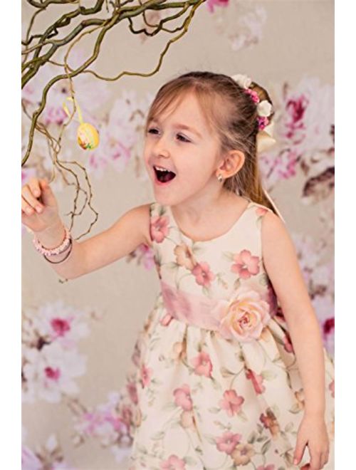 Kids Dream Girls Organza Floral Special Occasion Dress