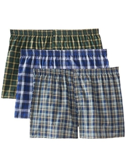 Boys' Tartan Woven Boxer (Pack of 3)