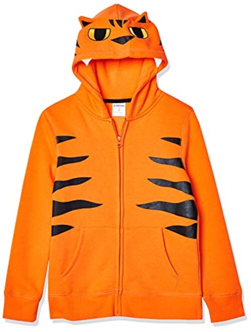 Amazon Brand - Spotted Zebra Boy's Fleece Long-Sleeve Zip-Up Sweatshirt Hoodies