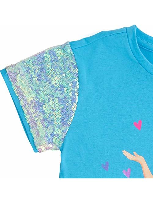 JoJo Siwa Girls' Sequin Short Sleeve T-Shirt