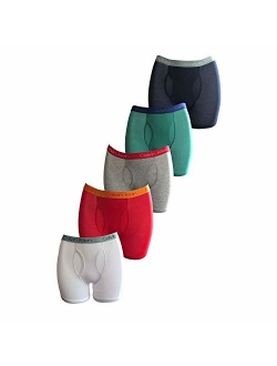 Boy's Kids Modern Cotton Assorted Boxer Briefs Underwear, Multipack