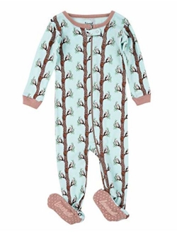 Kids Pajamas Baby Boys Girls Footed Pajamas Sleeper 100% Cotton (Size 6-12 Months-5 Toddler)