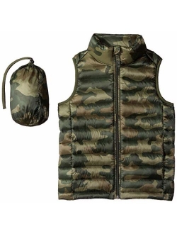 Boy's Lightweight Water-Resistant Packable Puffer Vest