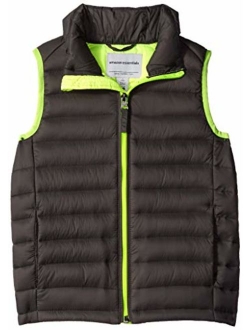 Boy's Lightweight Water-Resistant Packable Puffer Vest