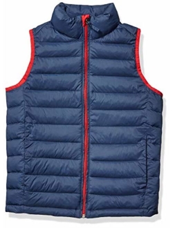 Boy's Lightweight Water-Resistant Packable Puffer Vest