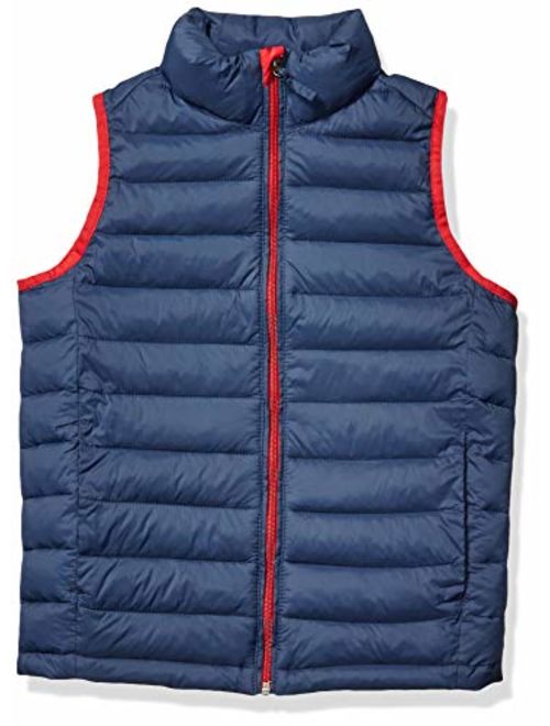 Amazon Essentials Boy's Lightweight Water-Resistant Packable Puffer Vest