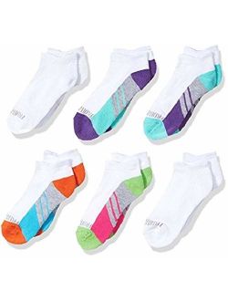 Big Girls' 6 Pack Low Cut Socks