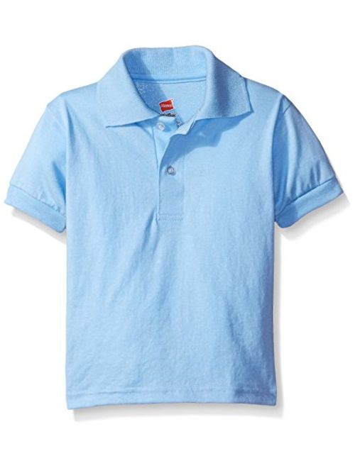 Hanes Big Boys' Short Sleeve Eco Smart Jersey Polo