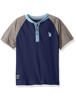 Boys' Short Sleeve Henley