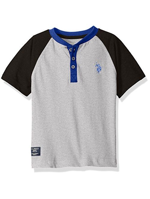 U.S. Polo Assn. Boys' Short Sleeve Henley