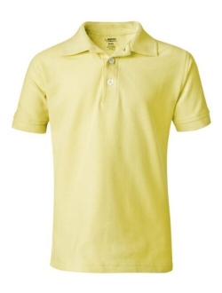 Boys' Short Sleeve Pique Polo