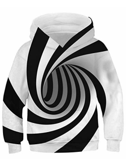 GLUDEAR Boys Girls 3D Print Graphic Sweatshirts Long Sleeve Pullover Hoodies