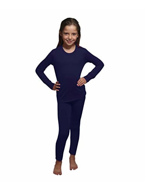 Children Thermal Underwear Set by Outland; Base Layer; Soft Fleece; Top&Leggings