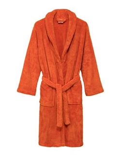 TowelSelections Boys Robe, Kids Plush Shawl Fleece Bathrobe