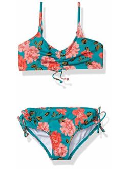 Girls' Sunny Shore Mini Crop Two Piece Swim Set