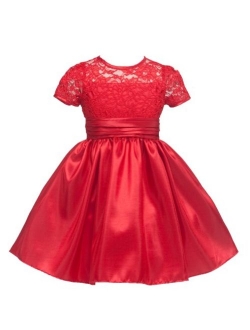 Kid Collection Girls Lace Party and Special Occasion Dress