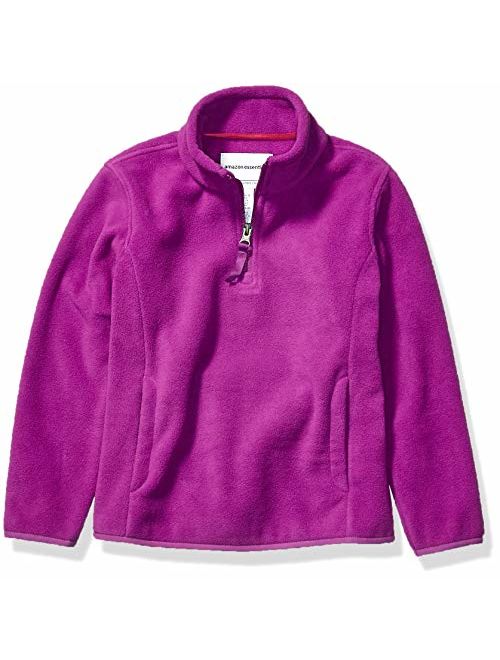 Amazon Essentials Girl's Quarter-Zip Polar Fleece Jacket