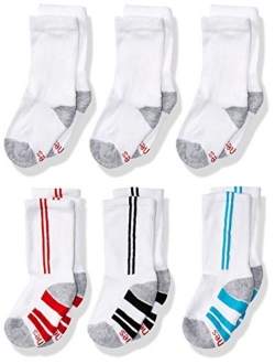 Boys' 12-Pairs EZ Sort Crew Socks