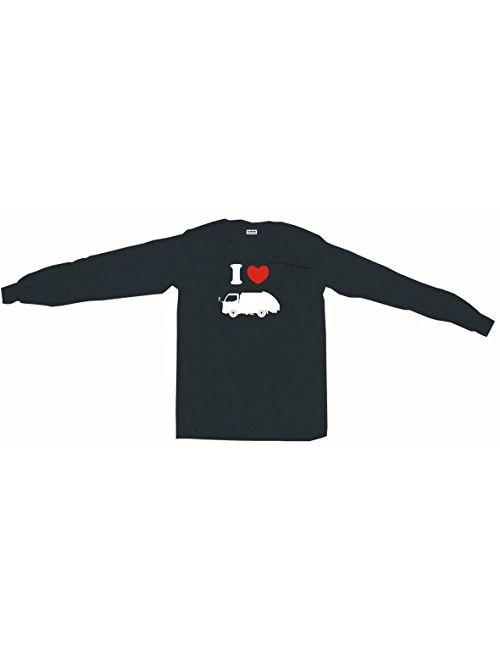 I Heart Love Garbage Truck Little Boy's Kids Tee Shirt