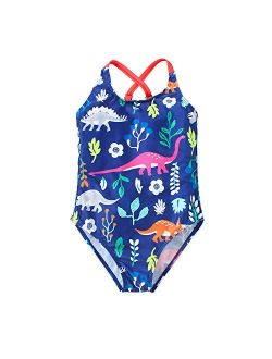 Hongshilian Little Girls Cartoon Beach Sport Swimwear One Piece Baby Swimsuit