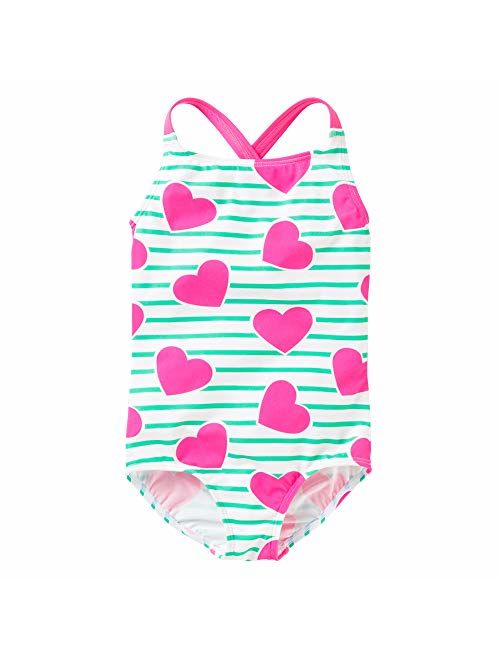 Hongshilian Little Girls Cartoon Beach Sport Swimwear One Piece Baby Swimsuit