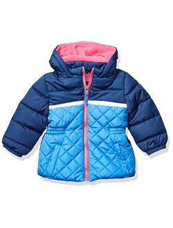 Pink Platinum Girls' Cut and Sew Puffer Jacket