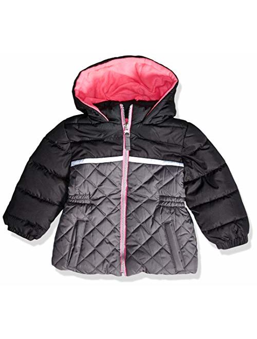 Pink Platinum Girls' Cut and Sew Puffer Jacket