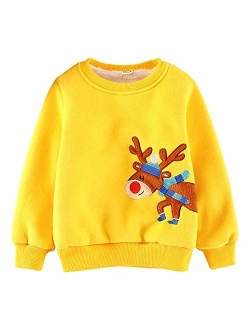 EULLA Little Boys T Shirts Toddler Boy Clothes Elephant Long Short Sleeve Pullover Sweatshirts Cartoon Tee for Kids