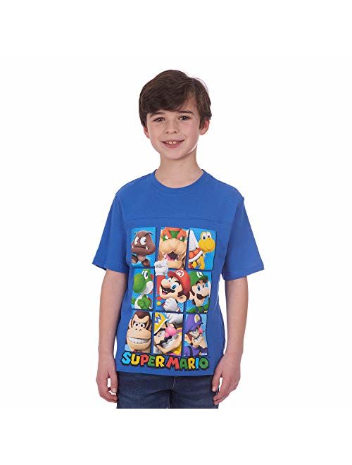 Nintendo Boys' Super Mario Characters T-shirt